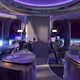 Conceptual view of the Space Perspective cabin interior.